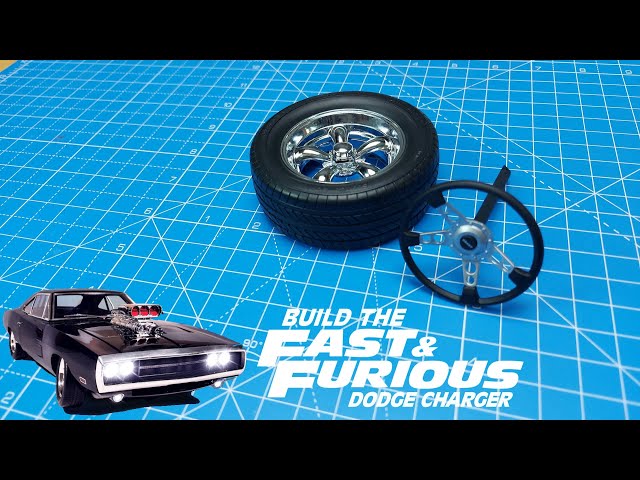 Build the Fast & Furious Dodge Charger R/T - Part 2 - Steering Wheel and First Wheel