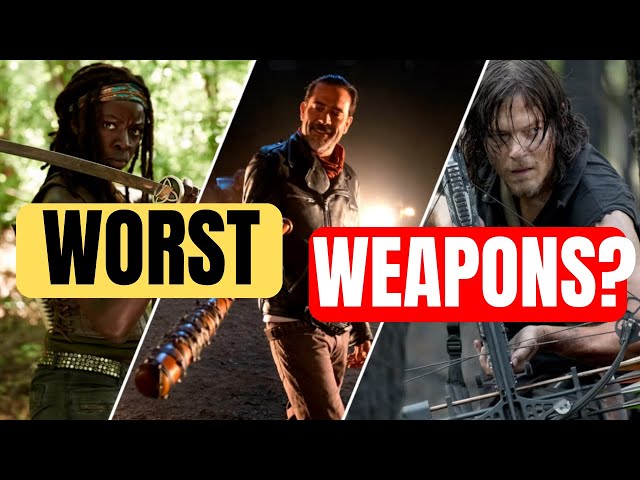 Top 7 Most ICONIC Weapons The WALKING DEAD!