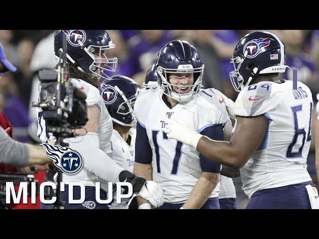 Titans Mic'd Up vs. Ravens (AFC Divisional Round) | Sounds of the Game