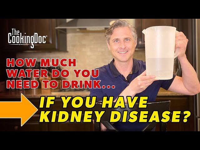How Much Water Should You Drink with Kidney Disease