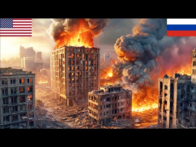 SHOCKING THE WORLD! Russia's Iron Dome Damaged, Moscow Becomes a Sea of ​​Fire, ARMA 3