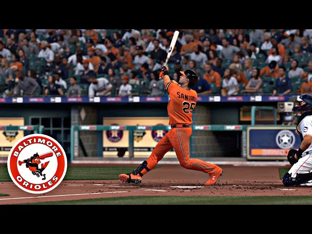 Baltimore Orioles vs Houston Astros! MLB the Show 24! 4K!