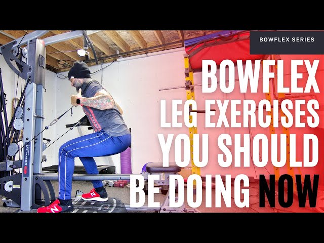 Leg Workout on the Bowflex?  Yes, its possible...like this...