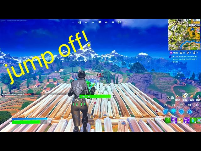 Fortnite but my brother tells me what to do