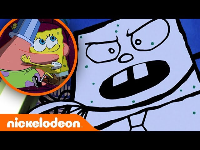 What If DoodleBob Was A HORROR Movie? | SpongeBob | Nickelodeon Cartoon Universe