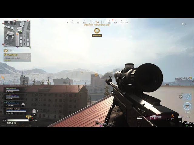 Warzone 400 meter headshot with superzoom optic on Tundra sniper rifle