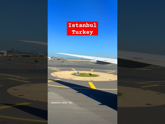 Beautiful Instanbul ✈️Airport Runway #istanbul #istanbulturkey #istanbulairport