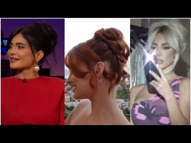 EASIEST UPDO EVER. THE KIM & KYLIE LOOK. also, side bangs are back 🫣 full tutorial for beginners!