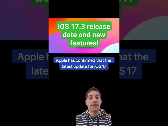 #ios 17.3 release date and new features for your #iphone including stolen device protection! #apple