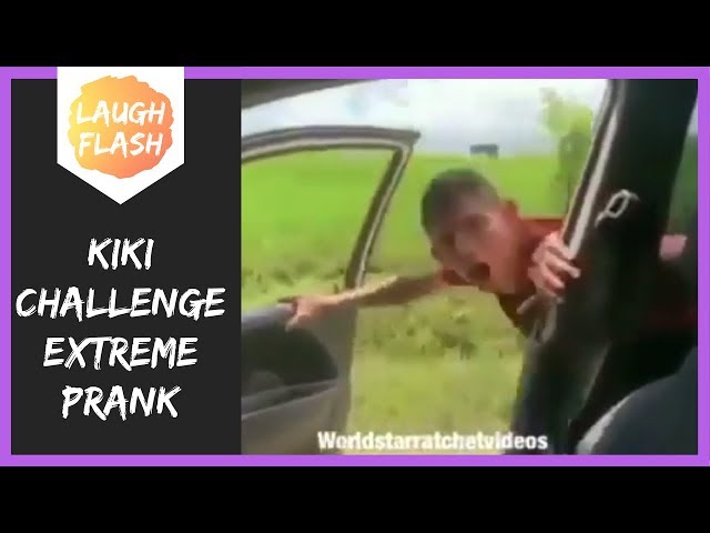 One of the funniest Kiki challenge competitors so far 😂🙈