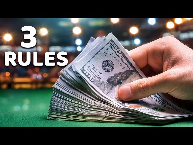 The 3 Rules of Money  The Money Game