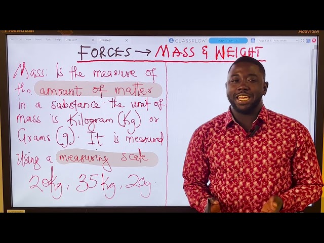 Introduction to MASS and WEIGHT | Cambridge primary Science Curriculum