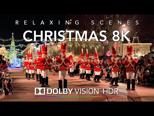 Disneyland Christmas Parade 8K Dolby Vision HDR - Night Time Lights Edition Full Show