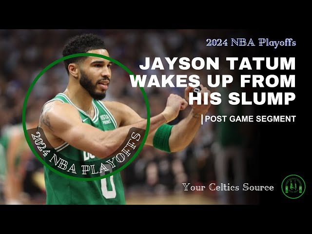 Jayson Tatum responds to criticism with a near Triple Double in a close out game | Post Game Segment