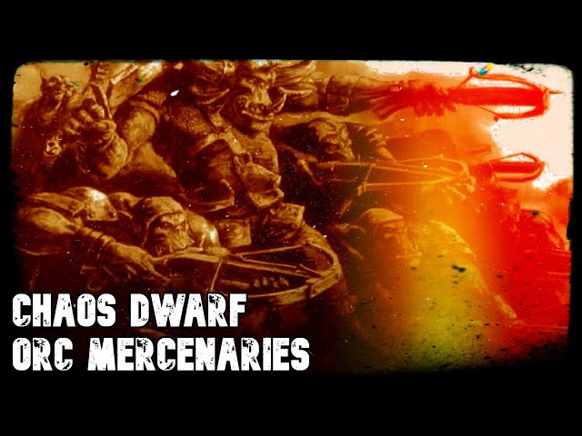 Chaos Dwarf Orc Mercenaries @TheFluffenhammer
