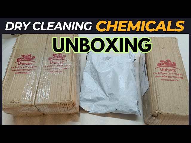 DRY CLEANING CHEMICALS  की UNBOXING, #drycleaningbusiness, #laundrybusiness