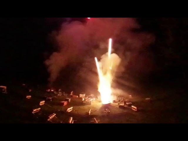 360° Video of My 2017 Backyard Fireworks Display