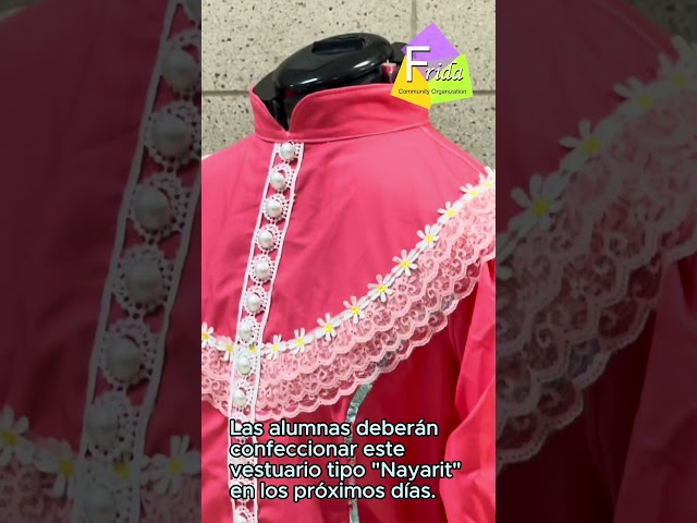 Iniciamos un taller de costura y las alumnas deberán confeccionar un vestuario tipo “Nayarit”...