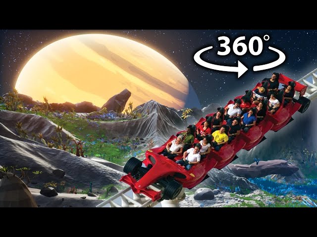 Alien Planet - VR Roller Coaster | Virtual Reality 360 Ride - Watch Till End!