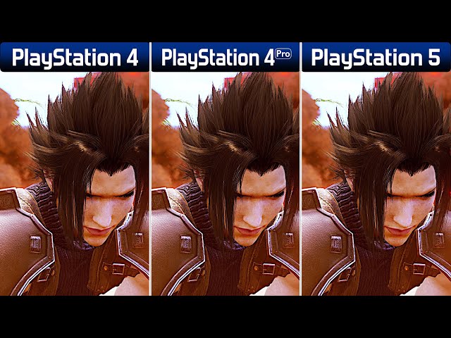 Crisis Core: Final Fantasy VII - Reunion - PS4 / PS4 Pro / PS5 - Graphics & FPS & Power Comparison