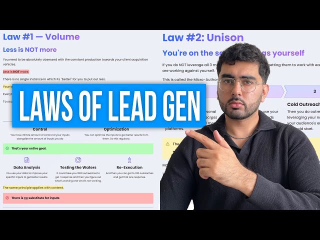 The 7 Laws Of Lead Generation