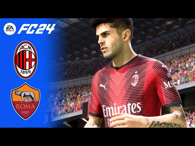 PS5 FC 24 AC Milan vs Roma | Serie A