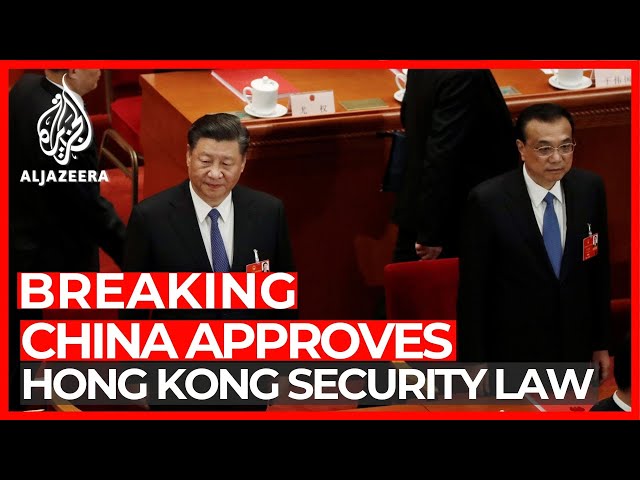 China's parliament passes Hong Kong national security law