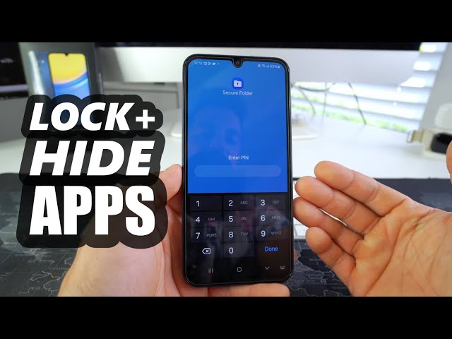 How To LOCK & HIDE Apps on Samsung Galaxy A15 | Secure Folder