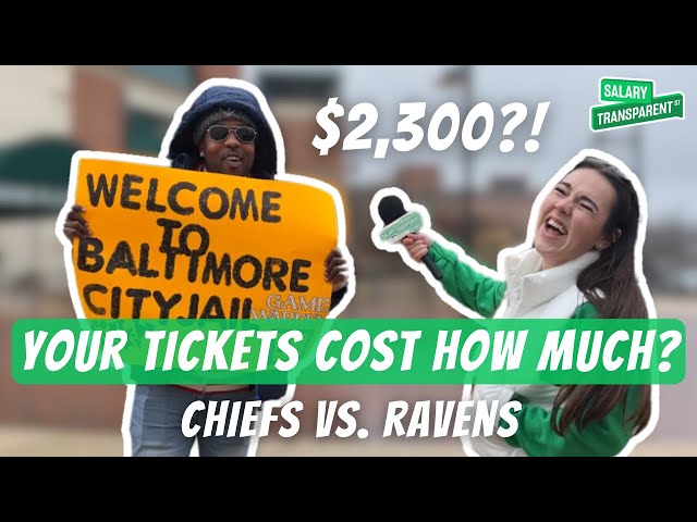 How Much Did Your Ticket Cost? Chiefs v. Ravens📍Salary Transparent Street