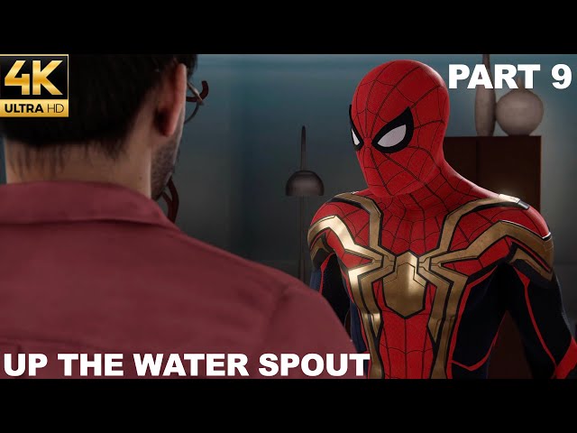 SPIDER-MAN REMASTERED (PS5) Walkthrough Part 9 -Up The Water Spout (No Commentary) (4K)