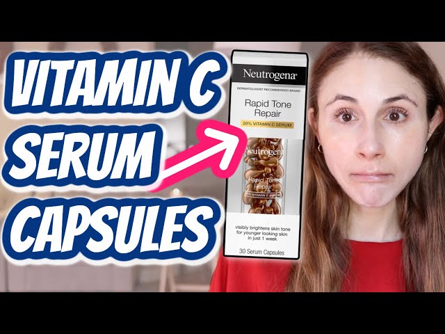 Neutrogena Rapid Tone Vitamin C capsules review| Dr Dray