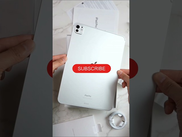 Apple iPad Pro M4 Unboxing & First LookMost Powerful iPad Pro #shorts