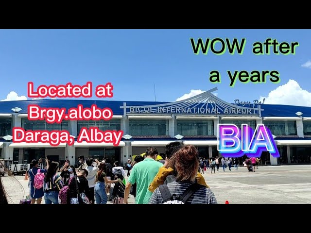 BICOL INTERNATIONAL AIRPORT "BIA"(UNANG LAPAG)MAY 09,2022.
