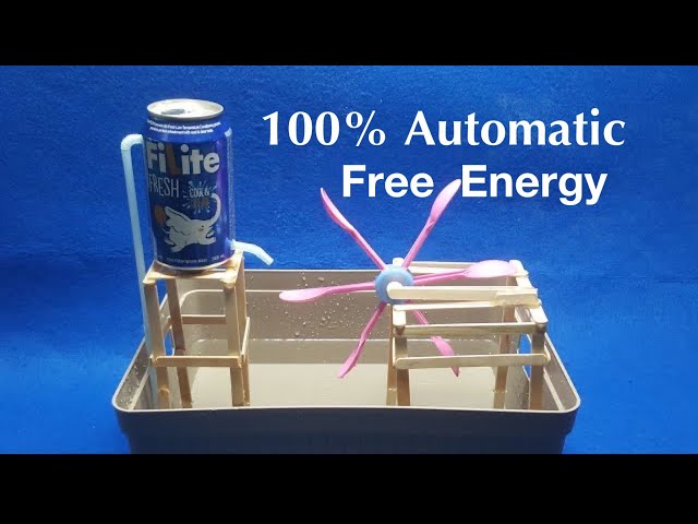 Free energy water pump / watermill / 프리에너지 물펌프 물레방아 만드는 방법