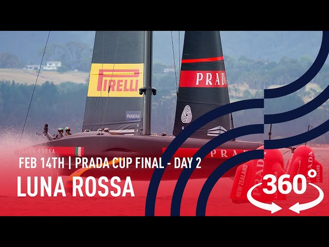 Luna Rossa Onboard 360 | PRADA Cup Final Day 2