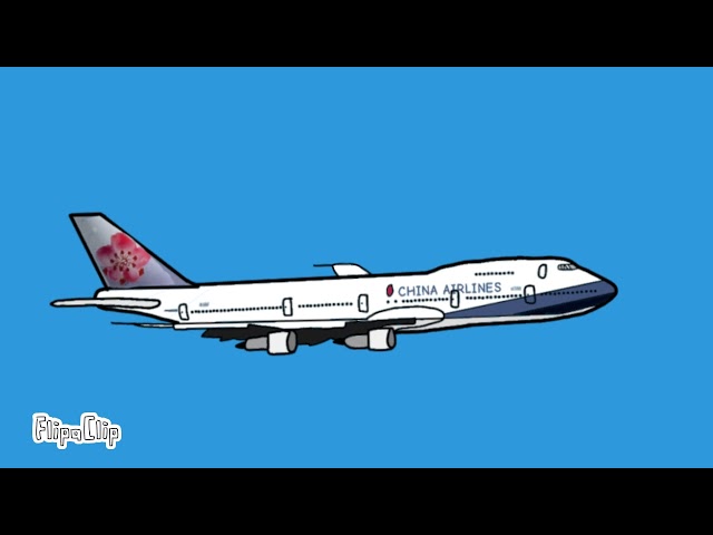 China Airlines Flight 611 - Crash Animation