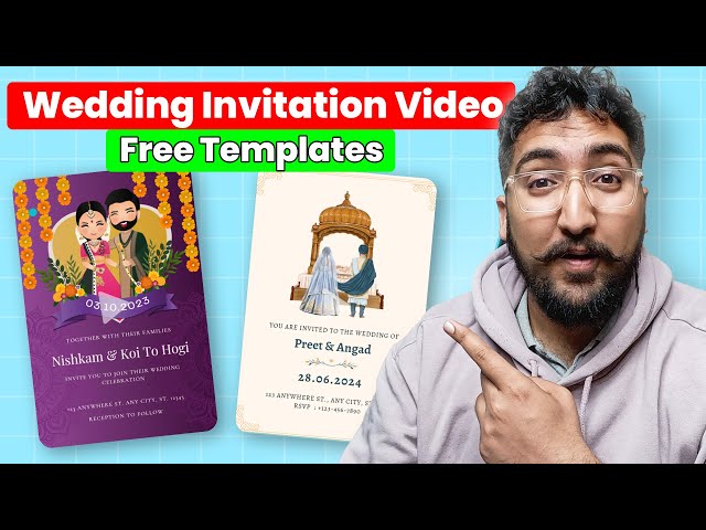 Wedding Invitation Video Template Free Download - 5 Free Websites