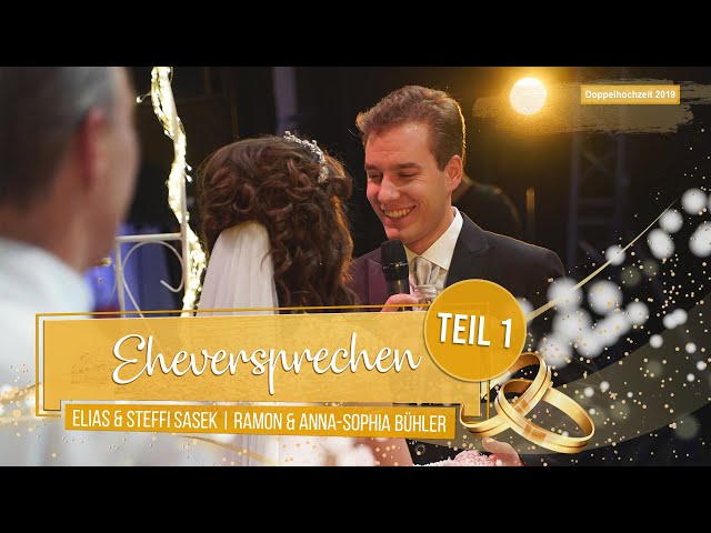 Doppelhochzeit Elias & Steffi | Ramon & Anna-Sophia - Trauung Ivo Teil1