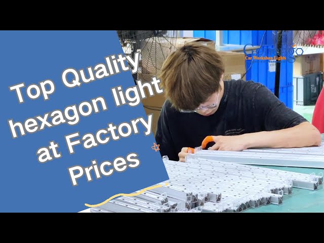 Garage Honeycomb Lights Factory Tour | Innovative Lighting Solutions | Get a Quote Today!