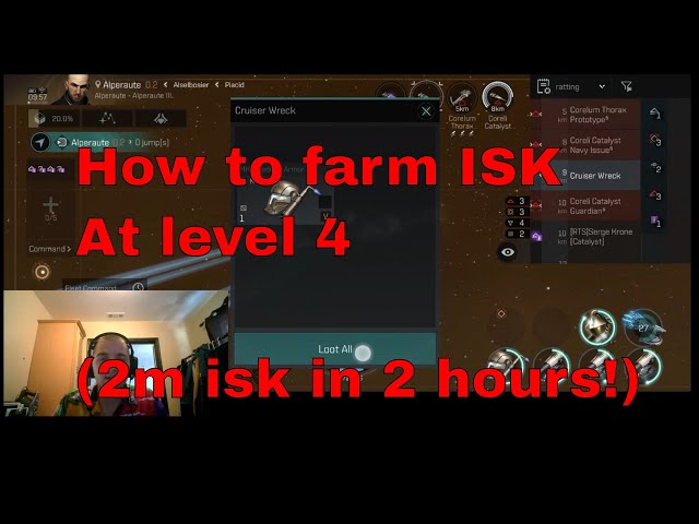 How to farm ISK at level 4, EVE Echoes! Earn more than 1 mil isk per hour!