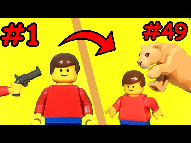 50 Ways to KILL Lego Minifigures!!!