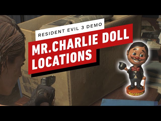 Resident Evil 3 Demo - All 20 Mr. Charlie Doll Locations