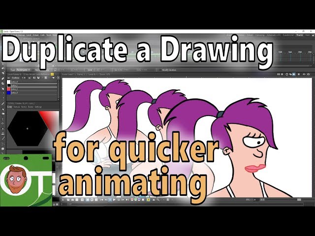 Using the Duplicate Drawing Key - OpenToonz Quick Tip