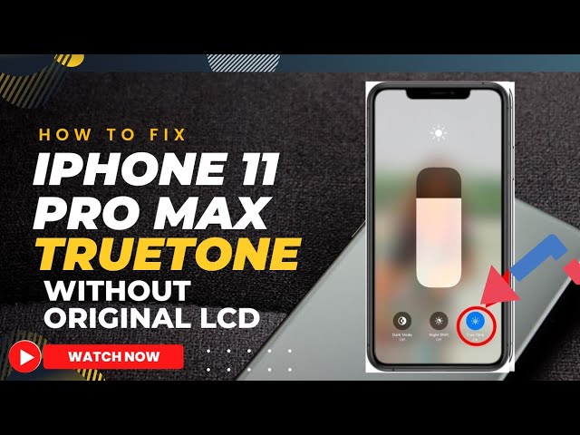 Iphone 11 Pro MAX Truetone missing Fix without original display