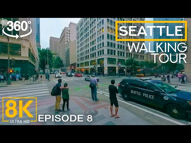 Virtual Walking Tour in Seattle - Exploring the Streets of Emerald City in 8K 360° VR - Part 8