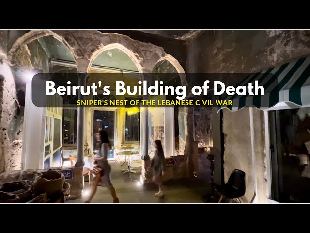 Beit Beirut (Beirut's BUILDING OF DEATH, sniper's nest, and Lebanese Civil War Museum) 🇱🇧