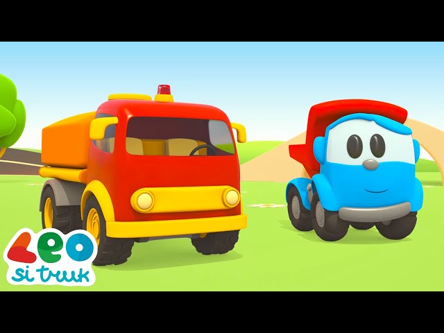 Video edukasi | Leo si Truk & truk bahan bakar | Kartun anak-anak @LeosiTruk