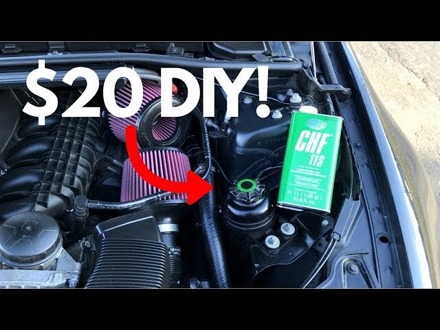 The SIMPLE $20 BMW Fluid DIY!