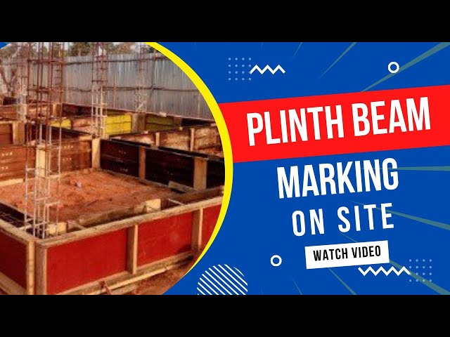 Plinth Beam Marking on Site l Practical Site Video l Best Site Engineer Course l Best Online Courses