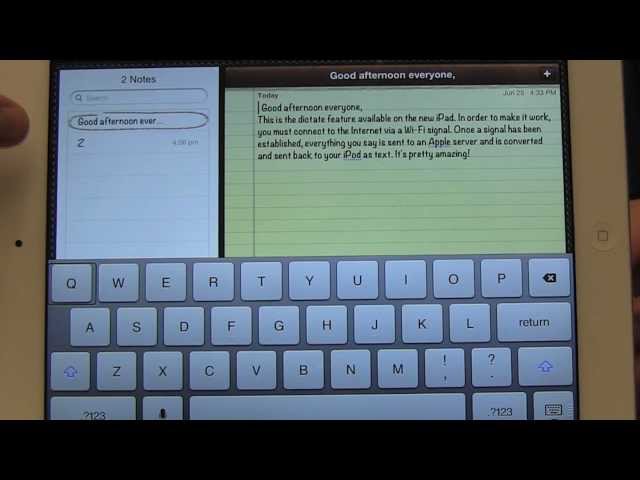 Editing Text on the iPad with VoiceOver